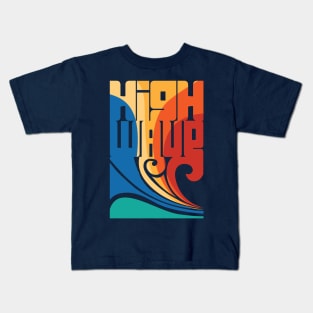 Surf high wave Kids T-Shirt